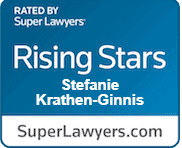 Stefanie Krathen-Ginnis is rated by Super Lawyers as a Rising Star